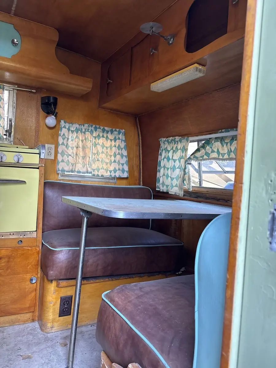 Original dinette and upholstery.