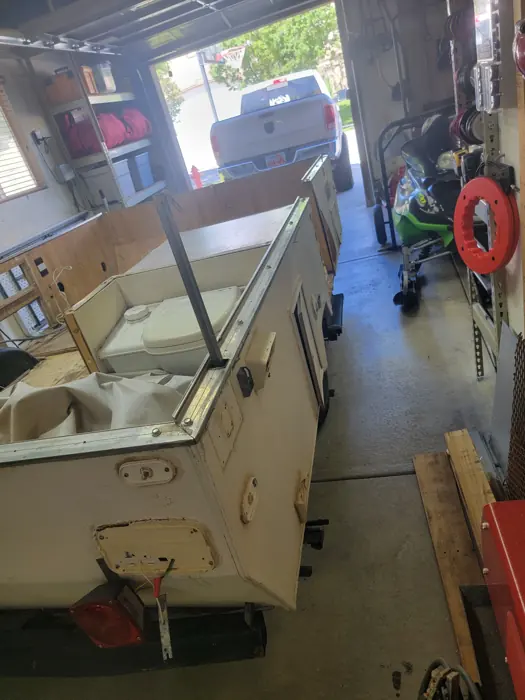 Original low popup body before the rebuild.